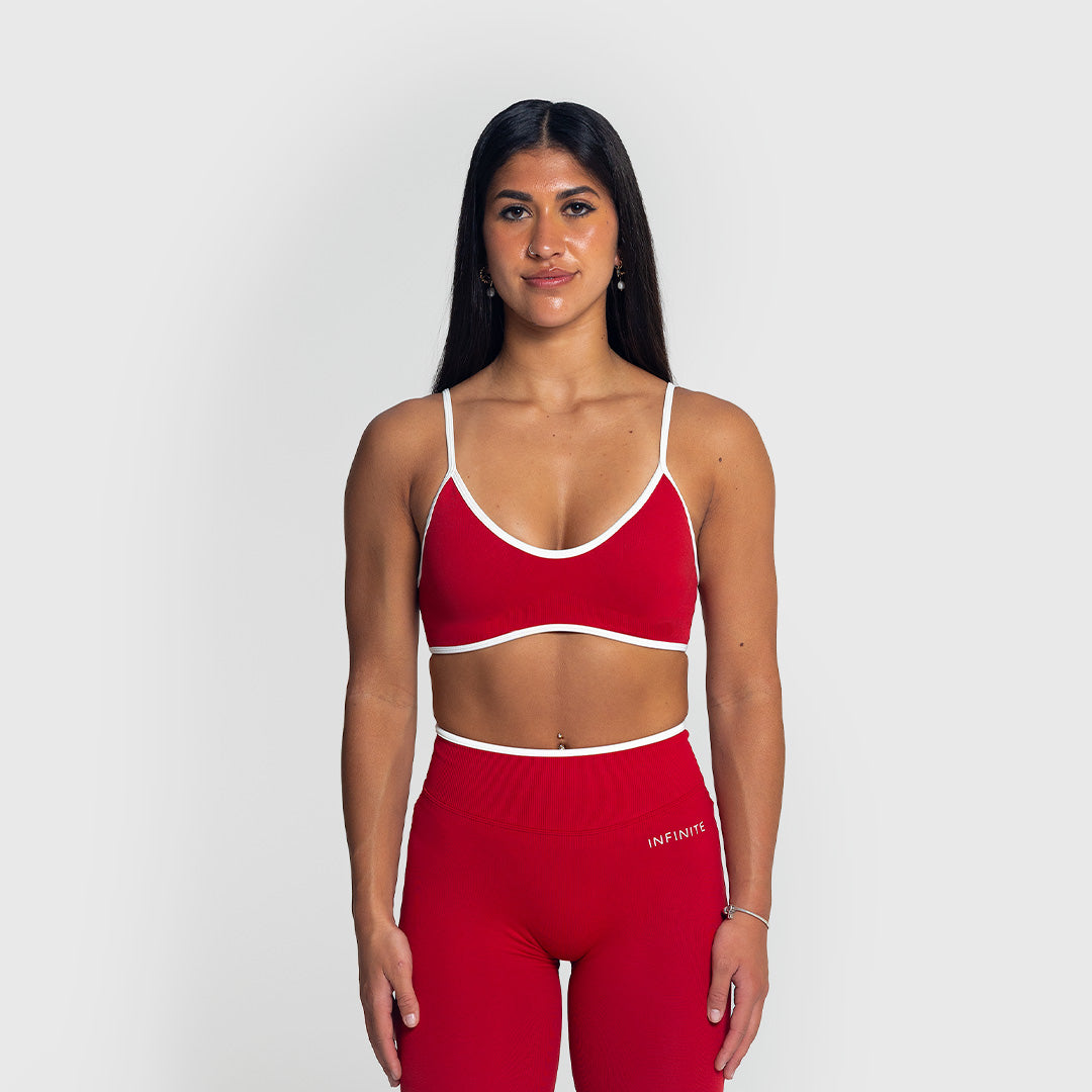 Form Red Sports Bra