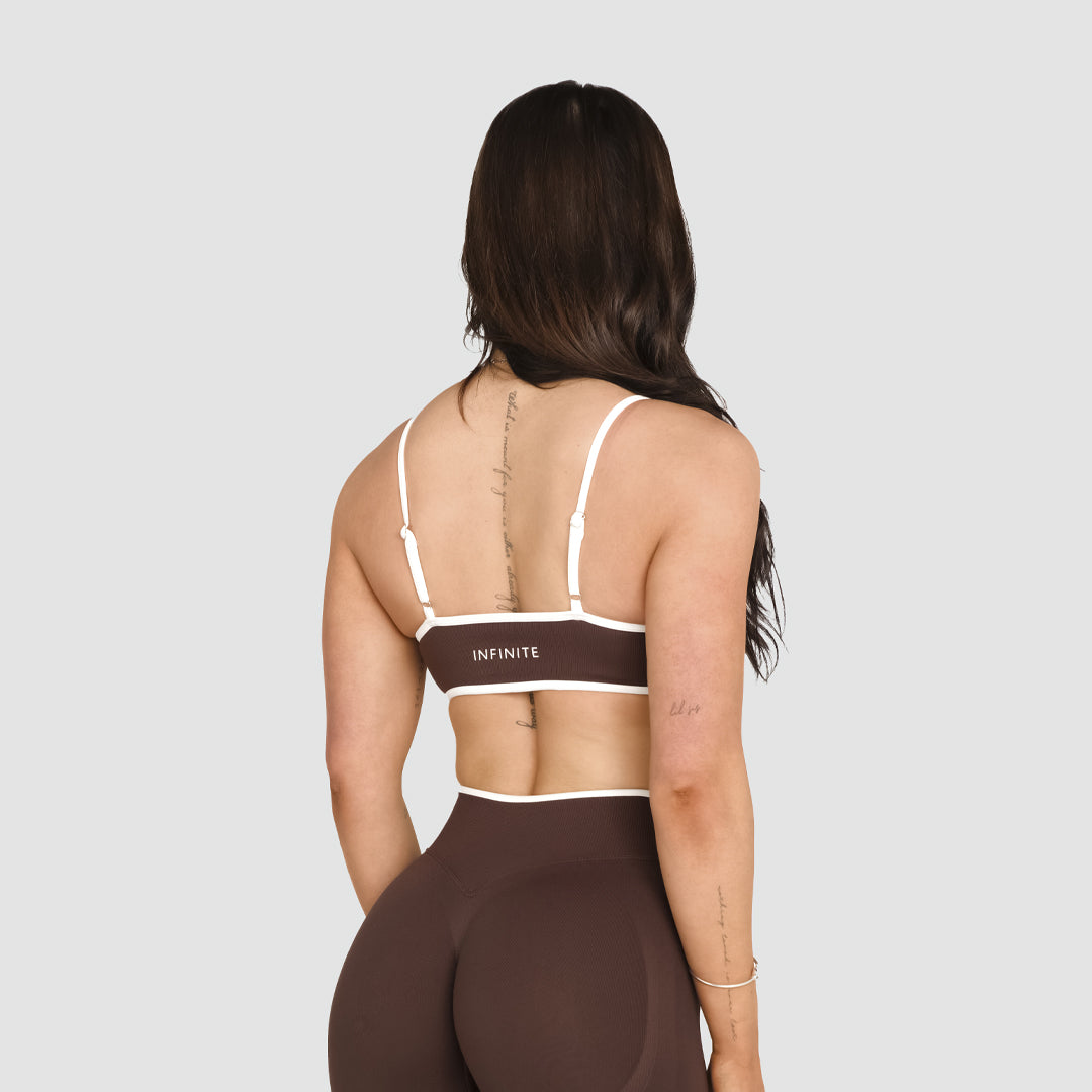 Form Brown Sports Bra