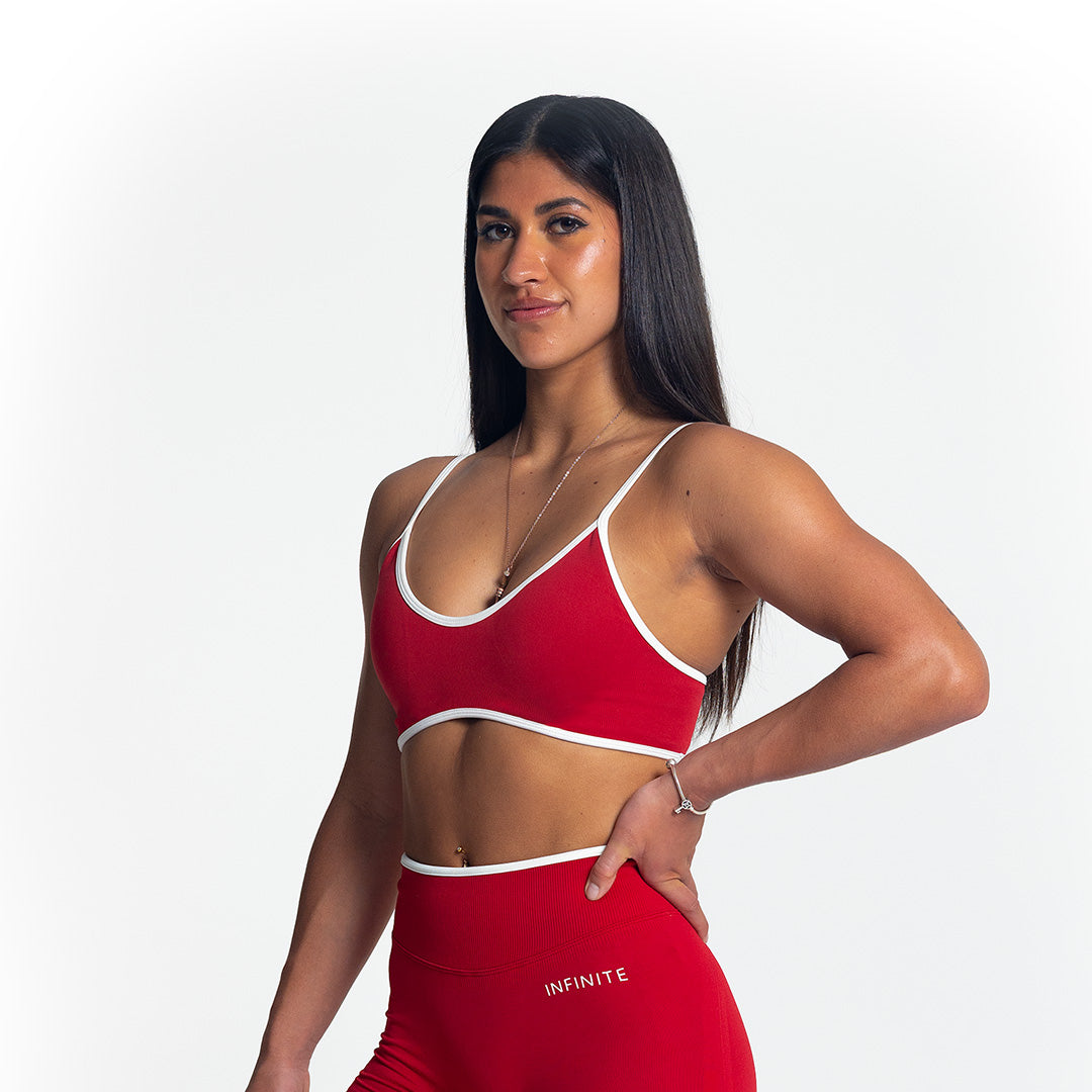 Form Red Sports Bra