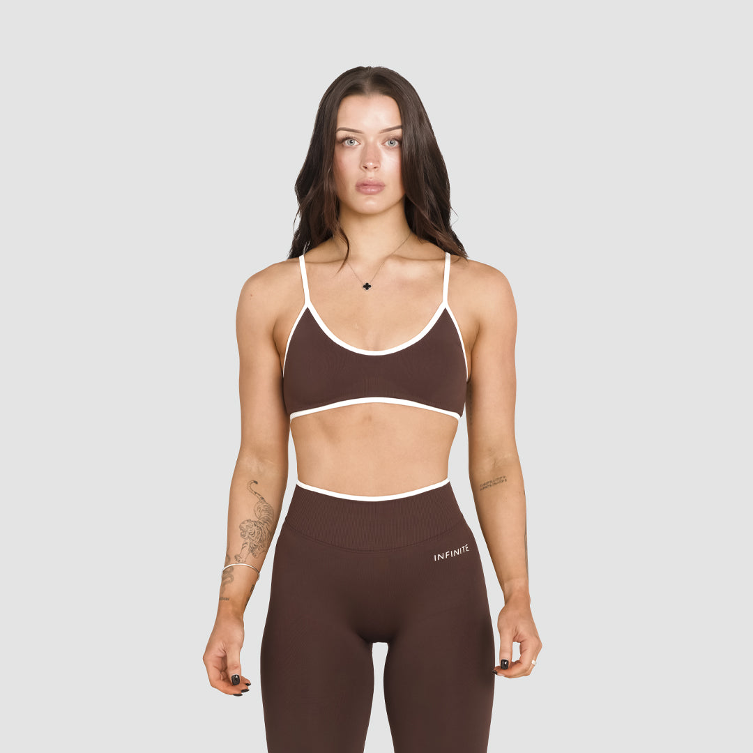 Form Brown Sports Bra
