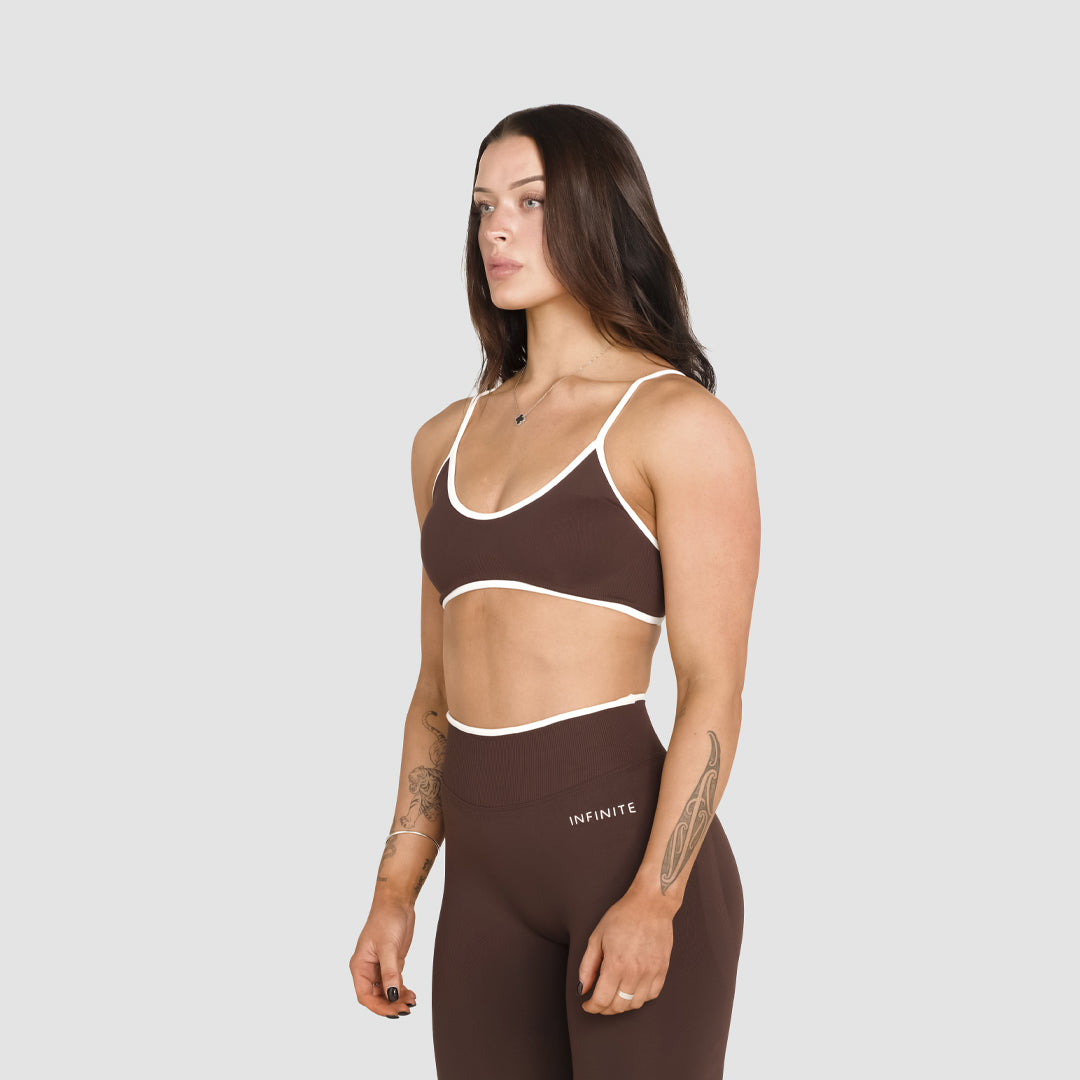 Form Brown Sports Bra