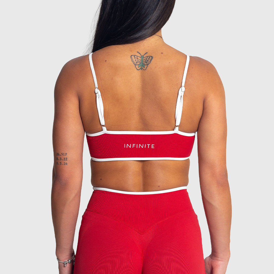 Form Red Sports Bra